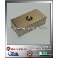 F50 * 30 * 5mm Starke Kraft Senkung Block NdFeB Magnet